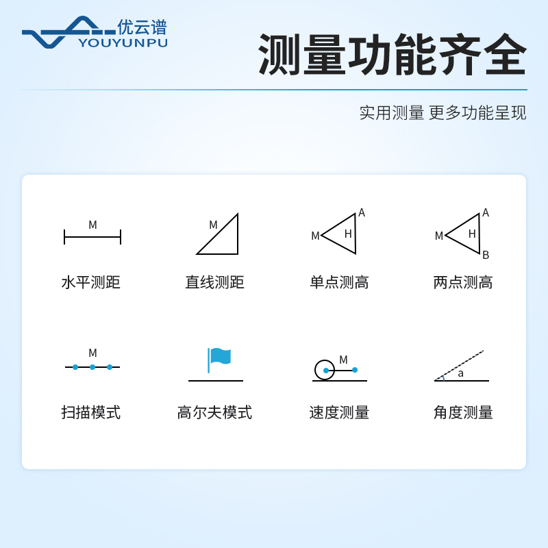 便攜式激光測(cè)距測(cè)高儀